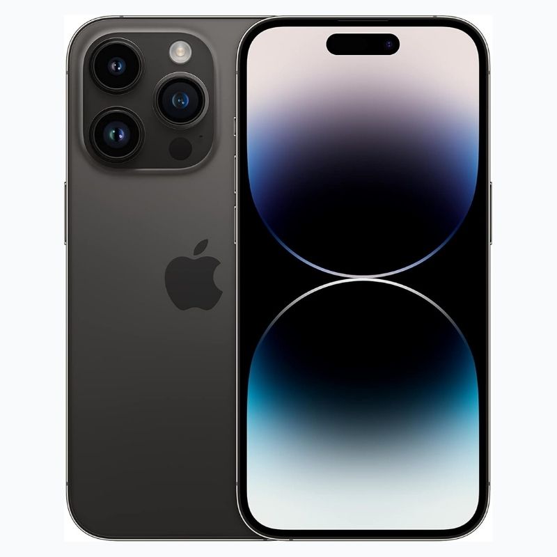 iPhone 14 Pro Space Black refurbished – Vorder- und Rückseite
