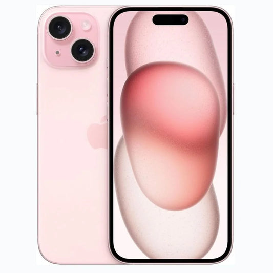 iPhone 15 Pink refurbished – Vorder- und Rückseite