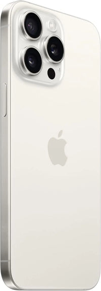 iPhone 15 Pro White Titanium refurbished – Vorder- und Rückseite