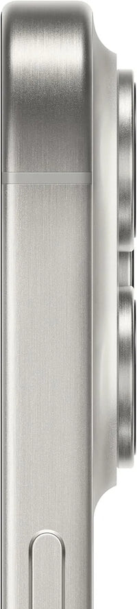 iPhone 15 Pro White Titanium refurbished – Vorder- und Rückseite