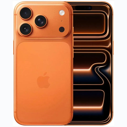 iPhone 17 Pro Cosmic Orange refurbished – Vorder- und Rückseite
