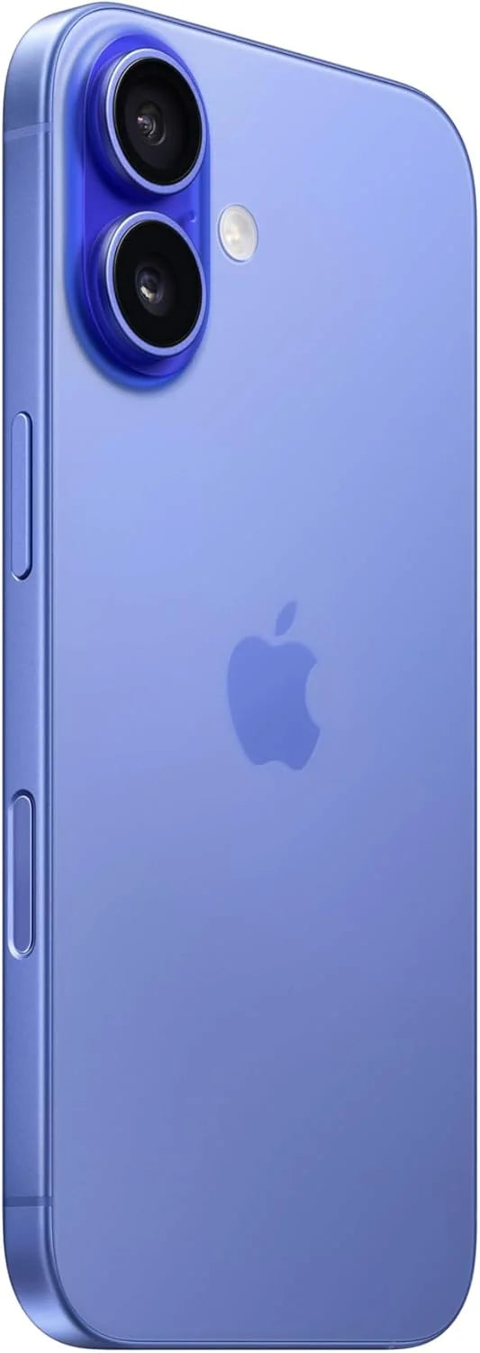 iPhone 16 Ultramarine refurbished – Vorder- und Rückseite