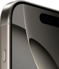 iPhone 16 Pro Natural Titanium refurbished – Vorder- und Rückseite