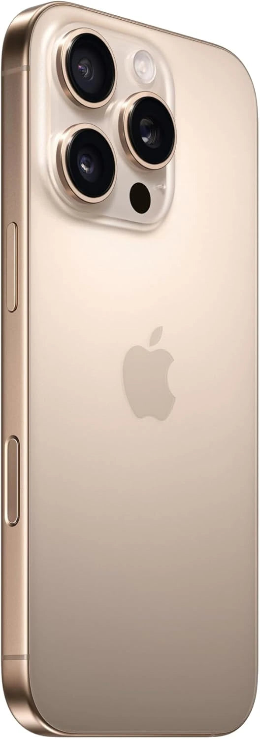iPhone 16 Pro Desert Titanium refurbished – Vorder- und Rückseite