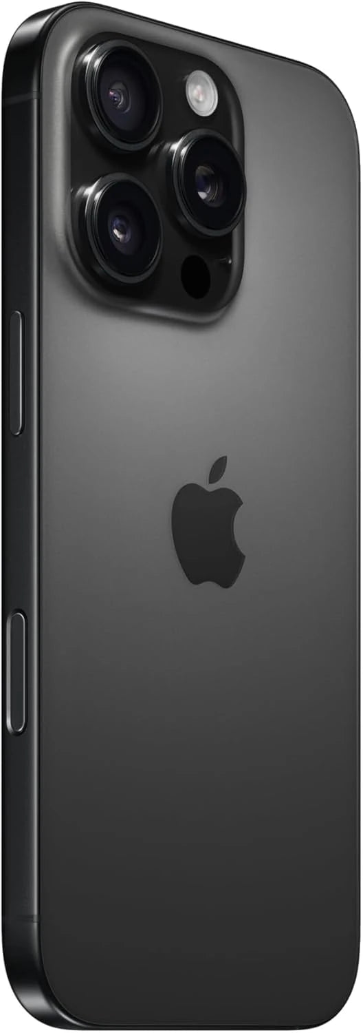 iPhone 16 Pro Black Titanium refurbished – Vorder- und Rückseite