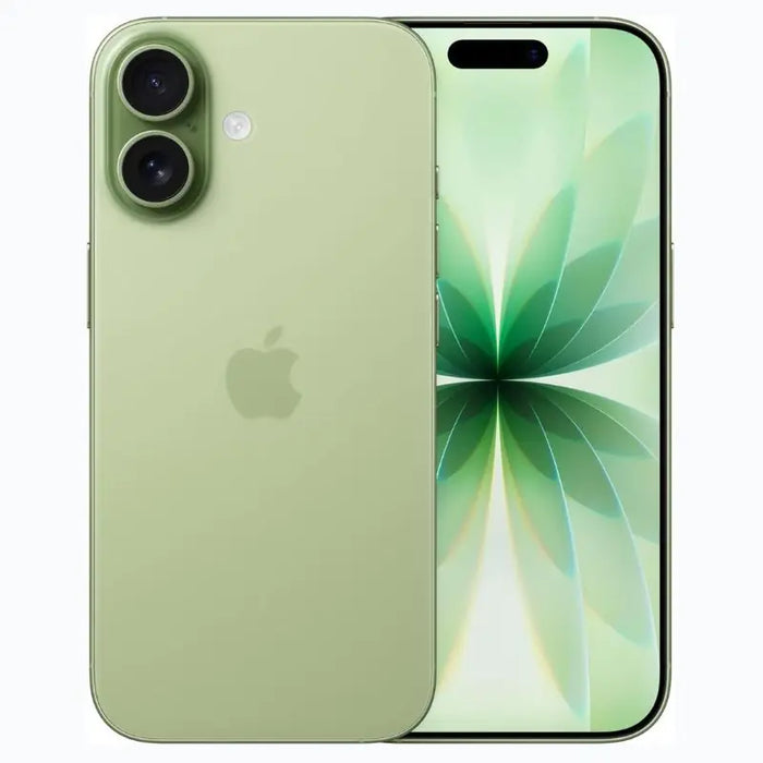 iPhone 17 Sage refurbished – Vorder- und Rückseite
