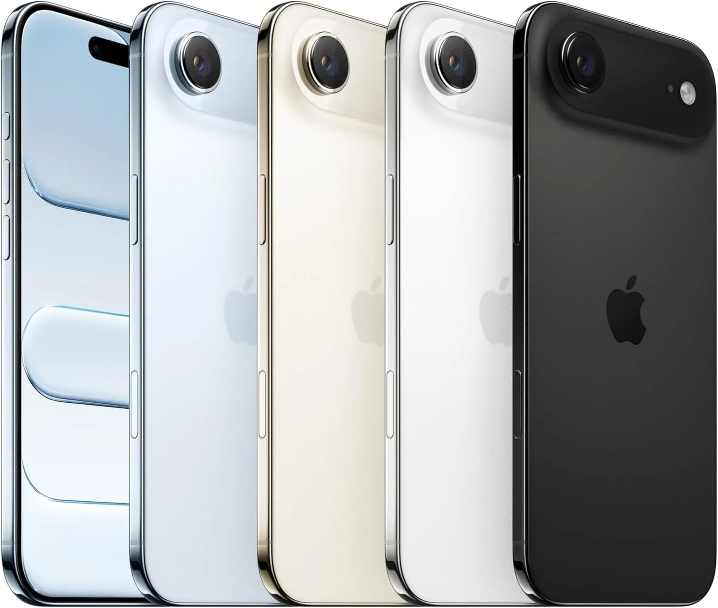 Space Black, Cloud White, Light Gold, Sky Blue