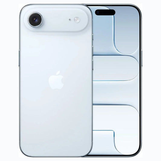 iPhone Air Sky Blue refurbished – Vorder- und Rückseite