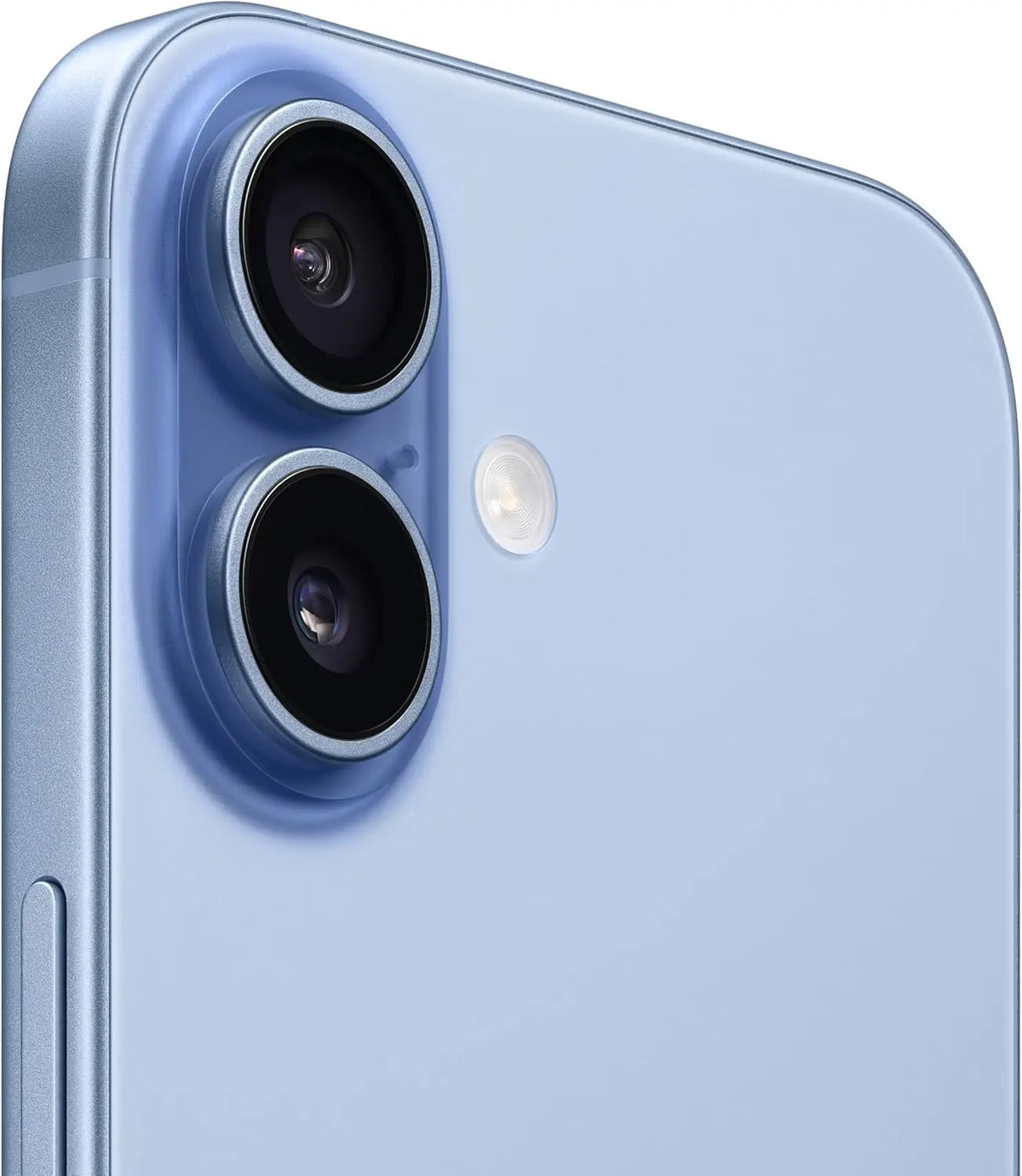 iPhone 17 Mist Blue refurbished – Vorder- und Rückseite