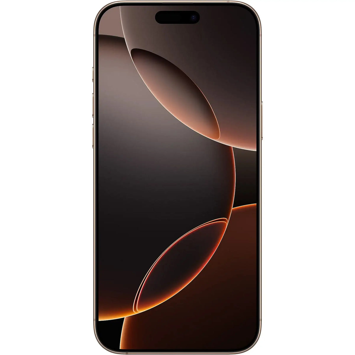 iPhone 16 Pro Desert Titanium refurbished – Vorder- und Rückseite