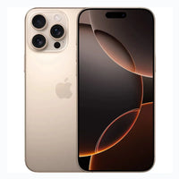 iPhone 16 Pro Desert Titanium refurbished – Vorder- und Rückseite