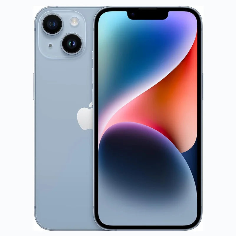 iPhone 14 Blue refurbished – Vorder- und Rückseite