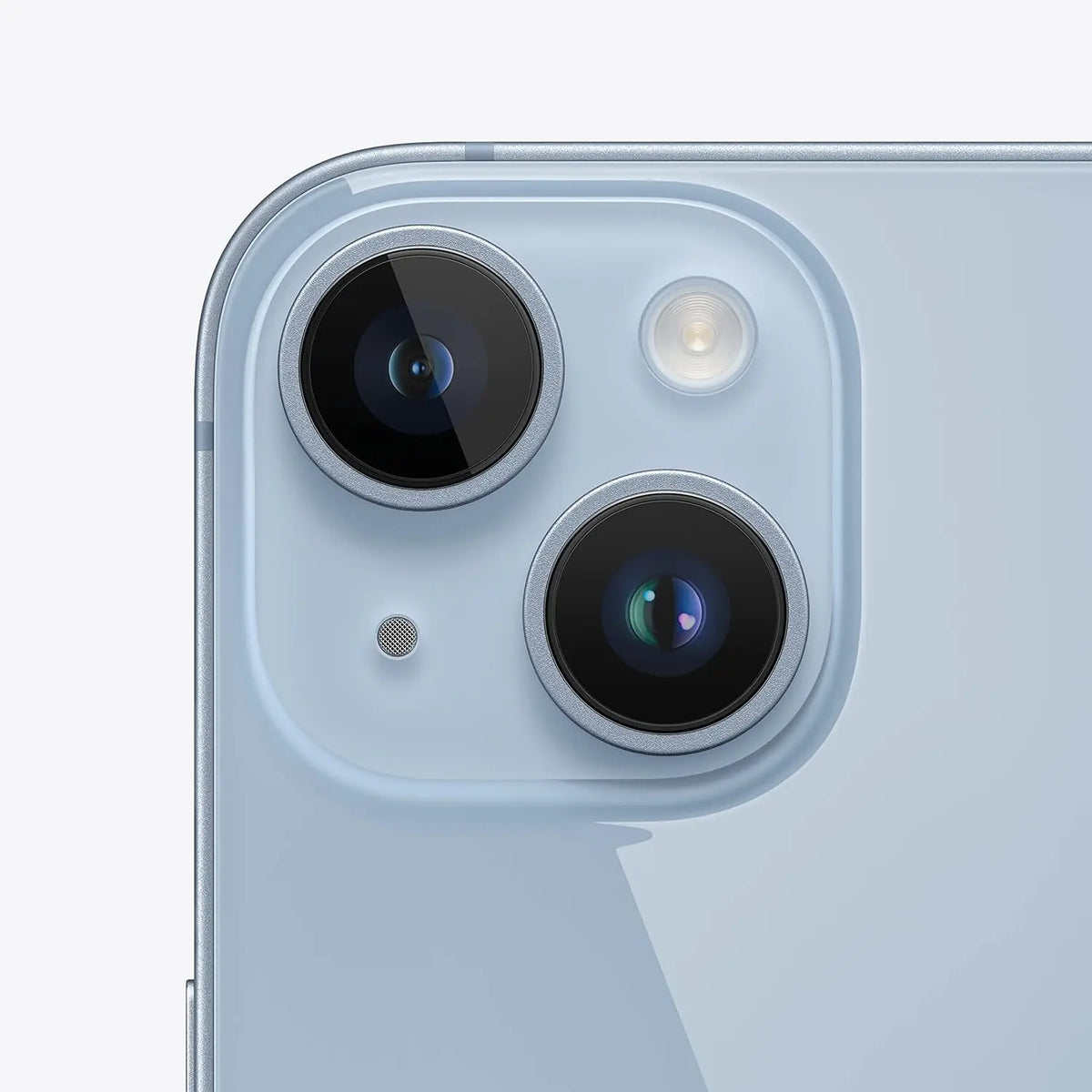 iPhone 14 Blue refurbished – Vorder- und Rückseite
