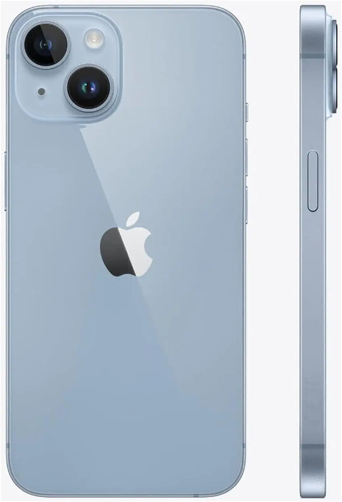 iPhone 14 Blue refurbished – Vorder- und Rückseite